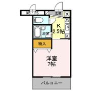 サンタウン竹鼻 Bの間取り画像