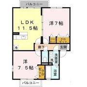 コンフォヴェール B棟の間取り画像