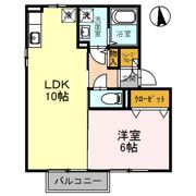 プランドール中道 A棟の間取り画像