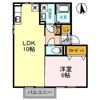 プランドール中道 A棟の間取り画像