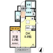 Square Villa 福島の間取り画像