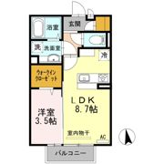 エントラール Bの間取り画像