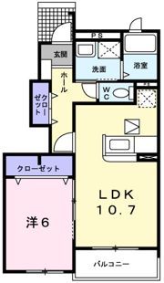 ベル フィオーレ Ⅱの間取り画像
