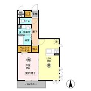 メルヴェーユ三郷中央 Bの間取り画像