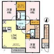 シンシア Aの間取り画像