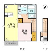ロサメゾンの間取り画像