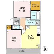 ソレアード Ⅱ棟の間取り画像