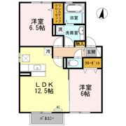 サンパティーク A棟の間取り画像