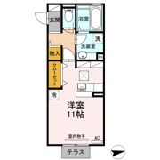 ハピネス2の間取り画像