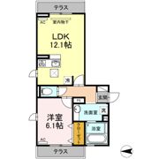 D-roomトラベシアの間取り画像