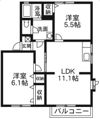 ラプラーサABの間取り画像