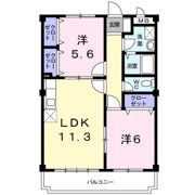 マリッチ溝渕Ⅱの間取り画像