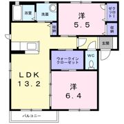 Fe．モデナ B棟の間取り画像