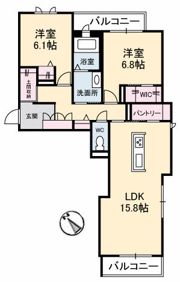 アルネストの間取り画像
