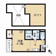 ルミカ産大前の間取り画像