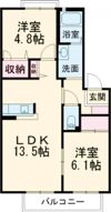 セヴェル中の原の間取り画像