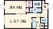 ブランノワール中の島の間取り画像