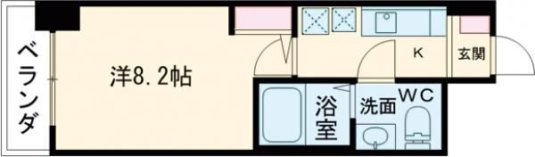 ヴェッセル幅下の間取り画像