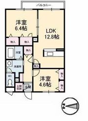 ベルアネス B棟の間取り画像
