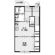 ソレジオ武村V Nの間取り画像