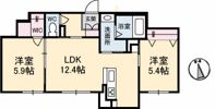 グリーングラスⅢの間取り画像