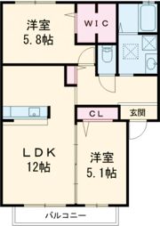 le chez moi (ル・シェ・モワ）の間取り画像