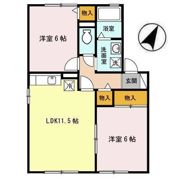 グリーンハウス Bの間取り画像