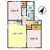 グリーンハウス Bの間取り画像