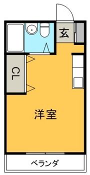 サンハイム朝田の間取り画像