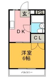 城山グリーンハイツの間取り画像