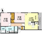 オハナプレイスの間取り画像
