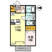 ウエストリバーの間取り画像