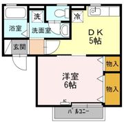 ファンテール Aの間取り画像