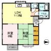 コーポラス堀江の間取り画像