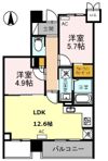 Riviere Gauche 寺町二条の間取り画像
