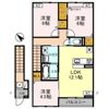 Newdorf(ﾆｭｰﾄﾞﾙﾌ)弐番館の間取り画像