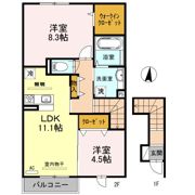 アネックス メイリンの間取り画像