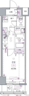 クレヴィスタ浅草の間取り画像