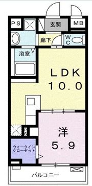 メゾン グリーンの間取り画像