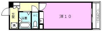 グリーンパレス瀬古口の間取り画像