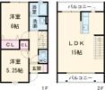 RECT西鶴崎 Aの間取り画像