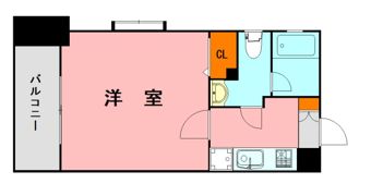 ピュアドーム博多21の間取り画像