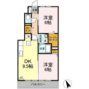 ローズコート・Hの間取り画像