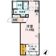 セジュールKFⅡの間取り画像