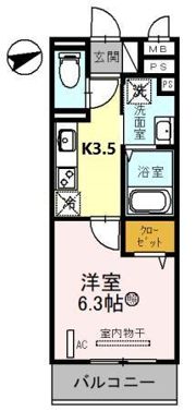 セジュール 大村の間取り画像