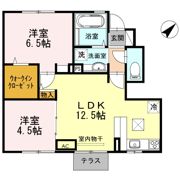 メゾンドハーモニーⅢの間取り画像