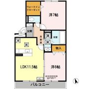 ファミリーメイト矢田 B棟の間取り画像