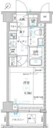 レアライズ立川の間取り画像