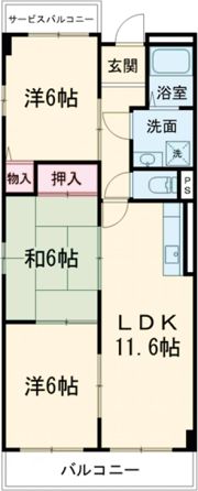 クリエイト三島の間取り画像