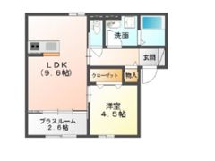 ヴィークコート手城の間取り画像